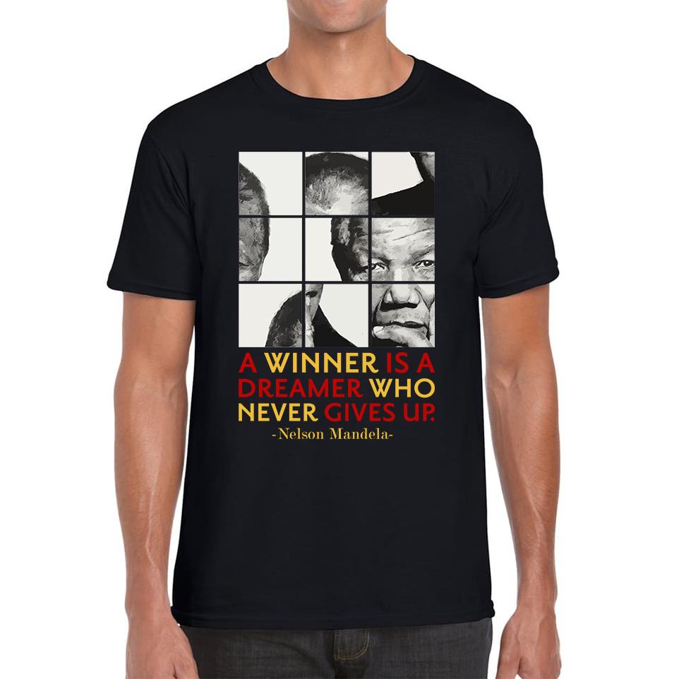 Nelson Mandela Unisex Mens T Shirt Womens Tops Tees 4XL