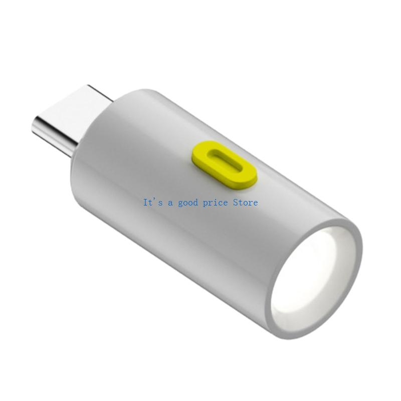 Lightweight USB C Flashlight Plugs &Play Mini LED Lamp For Hiking Backpacking Emergency Light for Computers Powerbanks