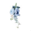 Artificial Corsage Floral Textile Flower Formal Lapel for Bridesmaids, Groomsmen,