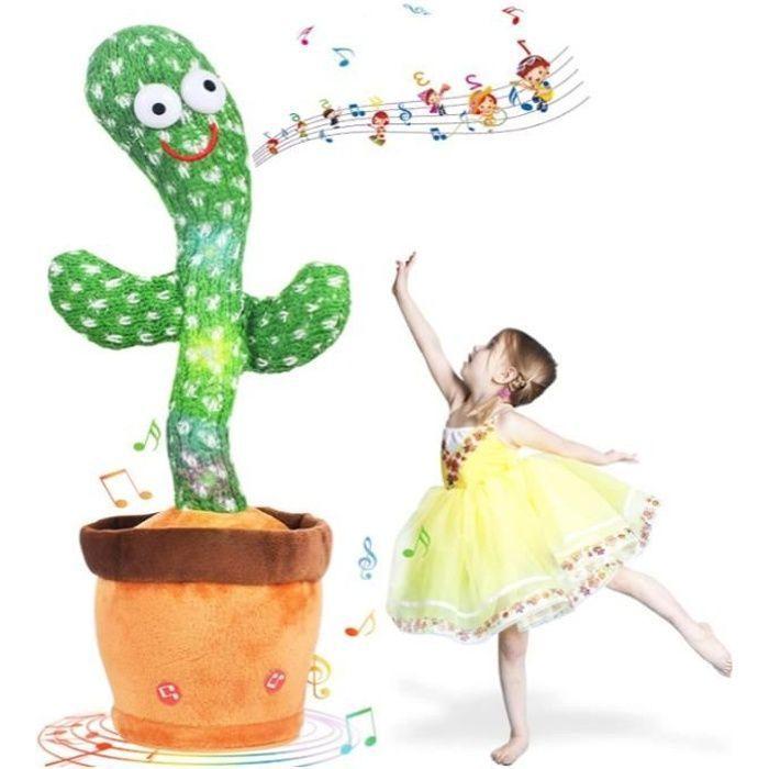 Jouet en Peluche - KEEPER - Dancing Cactus - Vert - Chantant - Dansant