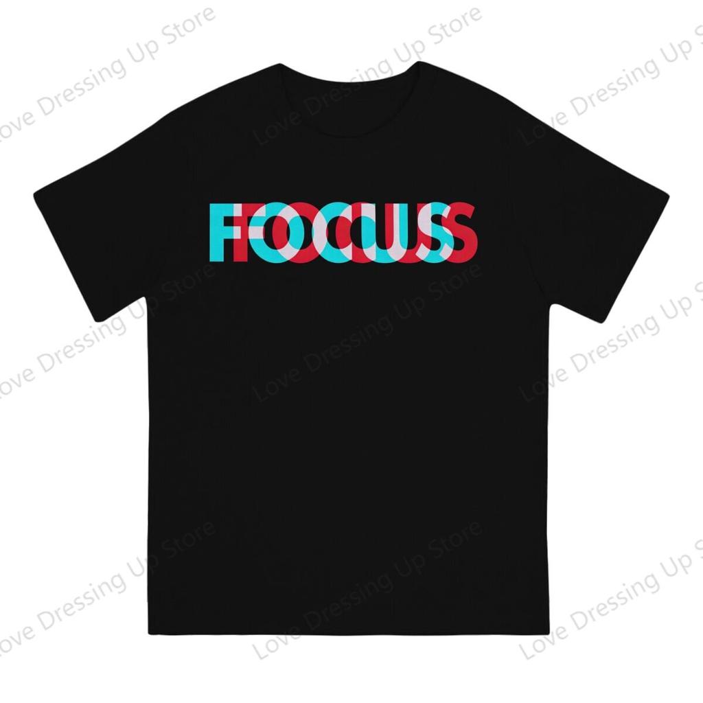 100pure Cotton Sport Unisex Tshirt Focus Optical Illusion Short Sleeve Tshirts Street Short Sleeve Tee Funny Tops