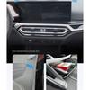 Dashboard Storage Box Behind Screen Organizer ABS+PVC Dashboard Organizer Car Storage Solution Easy To Use for Vehilces