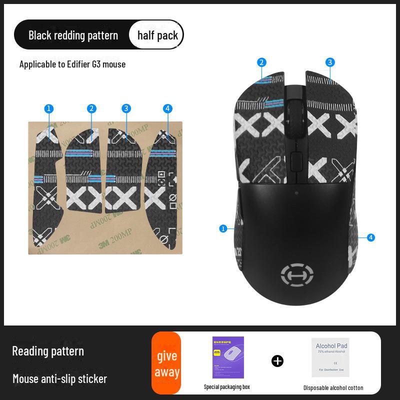 Edifier G3/G3M Anti-Rutsch- und Schweißabsorbierende Mausaufkleber