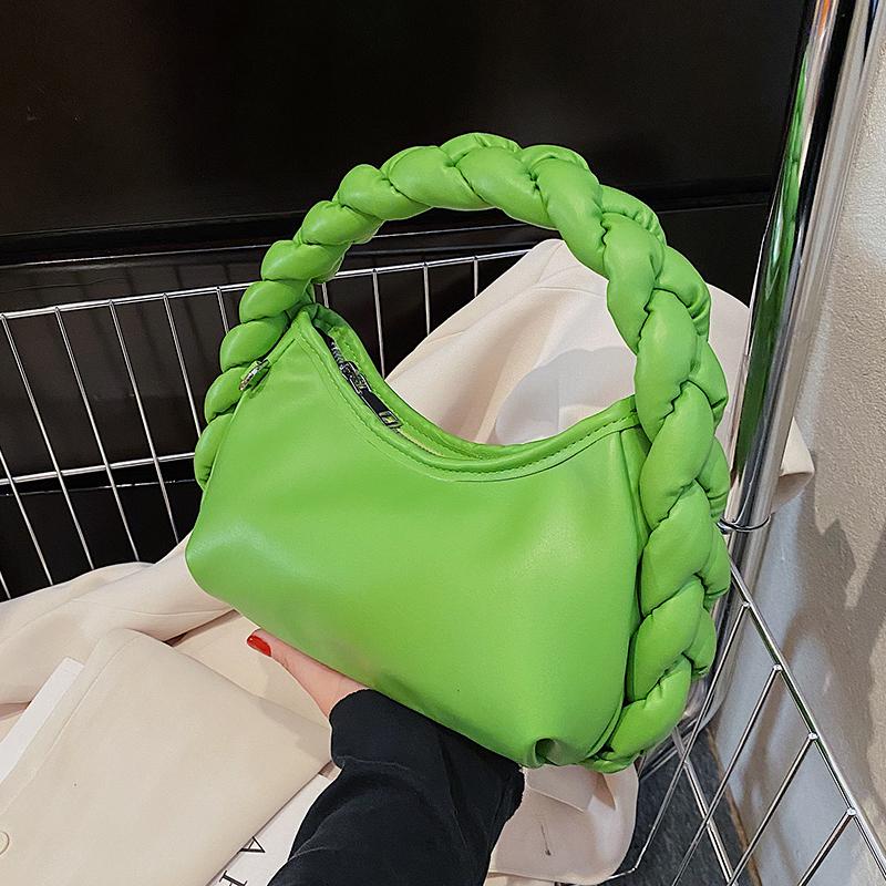 Luxury Design Women's Hobo Pleated Tote Sweet Color Underarm Bag Small Bag and Bags Shoulder Bag