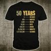 Vintage Tops T Shirt Men 50th Birthday 50 Year Old Funny Short Sleeve Casual Men Classic Oneck T Shirt Tees Top
