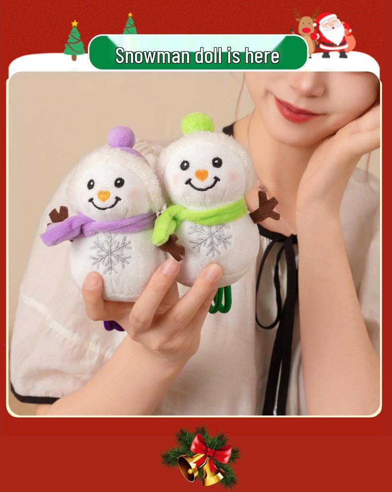 Cross-Border Cute Cartoon Christmas Snowman Plush Toy Ragdoll - Perfect Winter Companion & Gift