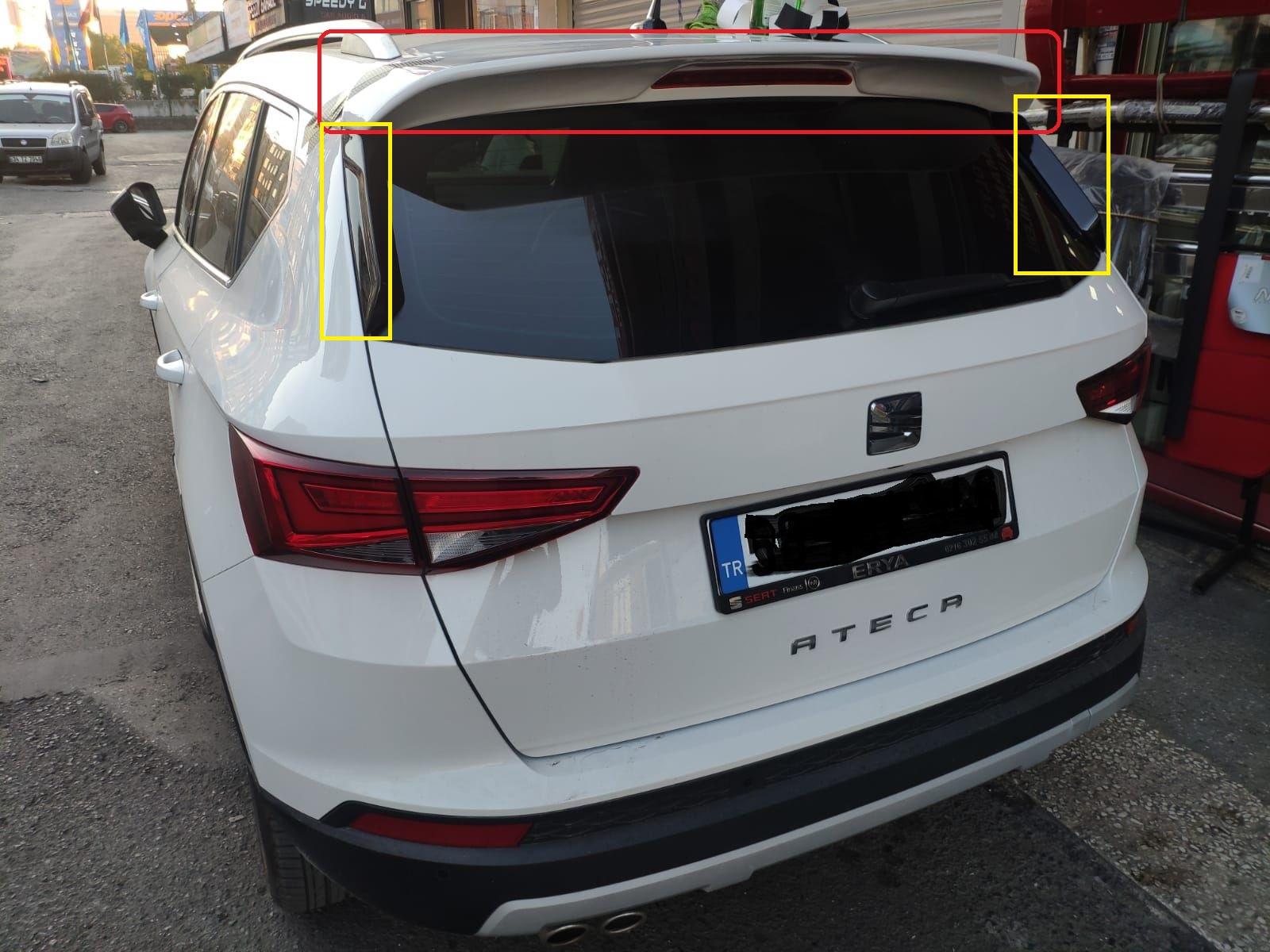 

Для Seat Ateca FR CUPRA 5 ДВЕРНЫЙ СПОЙЛЕР 3 ЧАСТИ 2018–2025