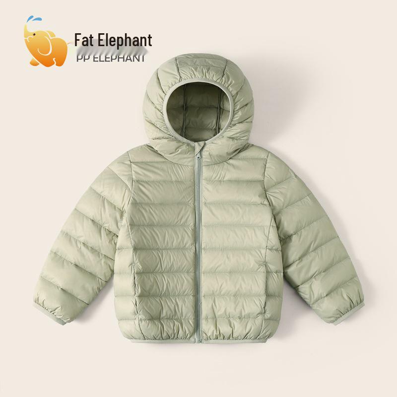 Kids' Winter Hooded Lightweight Down Jacket - Warm Outerwear for Boys & Girls