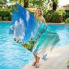 1pc Natural landscape Beach Towel Quick-drying Small To Large Towel Suitable for Beach Pool Yoga Gym Home Cute Gift for Friend