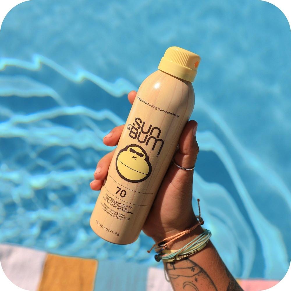 Sun Bum Sunscreen Spray Spf 70 6.0 Oz