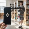 Metal Shelf Divider Patchwork Library Marker Hanging Bookmarker Ghost Bookmark  Office