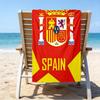 Spain's Royal Emblem Printed Beach Towel, Super Soft Microfiber, Perfect Gift Birthday, for Pool, Beach, Travel, for Family and Friends
