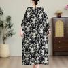 Eleganta Oversize-klänningar för kvinnor Plus Size Casual Sommar Långklänning Lös Vintage-kläder