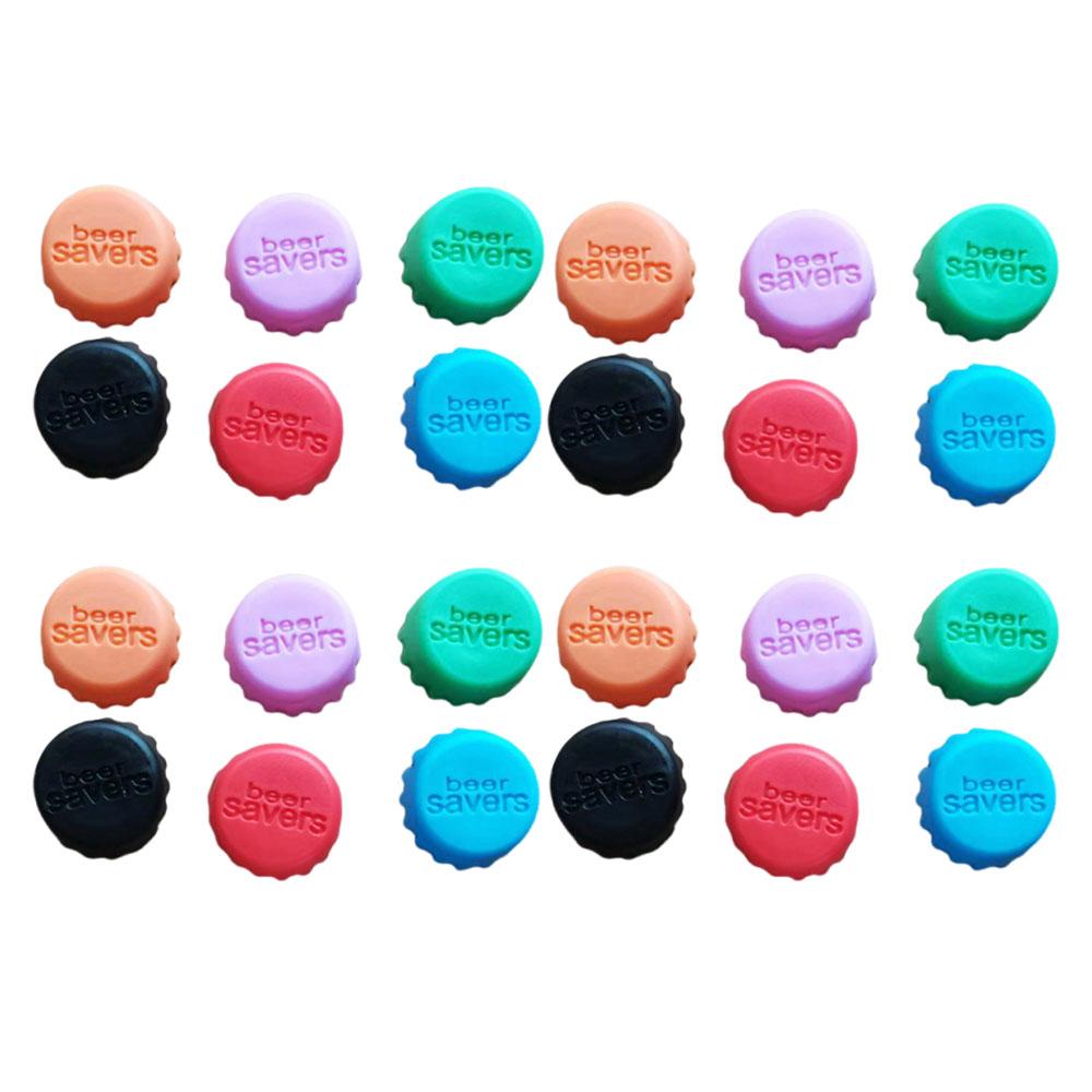 Silica Gel Bottle Cap Reusable Sealed Beer Cap Vinegar Soy Sauce Bottle Soda Cola Cap Wine Protective Stopper