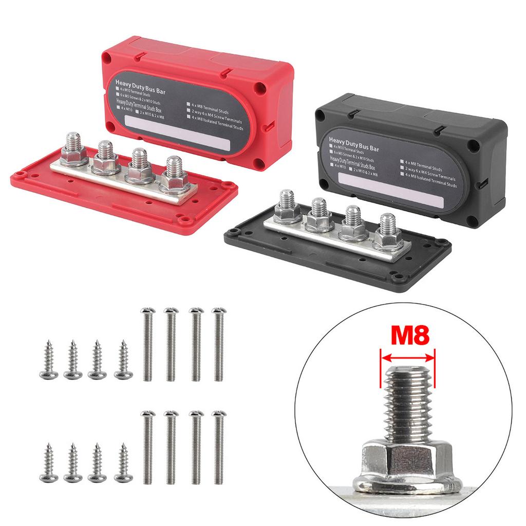 Universal 12/48V 300A Heavy Duty Power Distribution Block Module Design Marine Bus Bar for Truck for Car for Boat