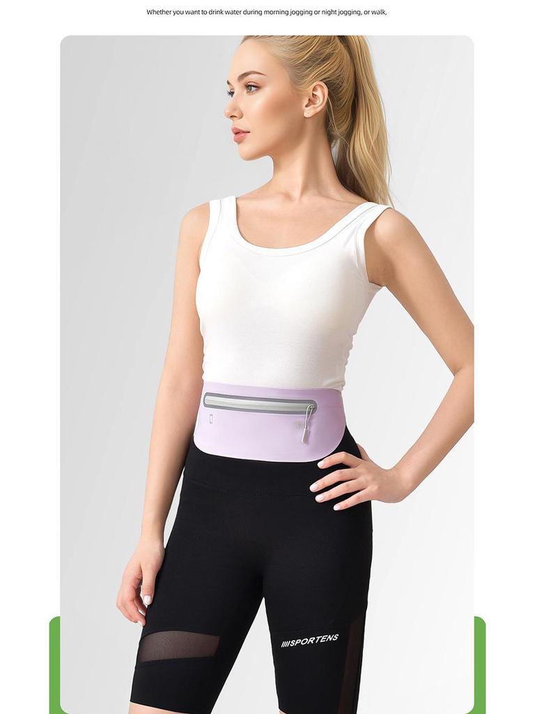 Unisex Waterproof Sports Waist Bag for Running and Fitness - Lightweight, Invisible, and Outdoor-Ready Cross-Border Hot Seller