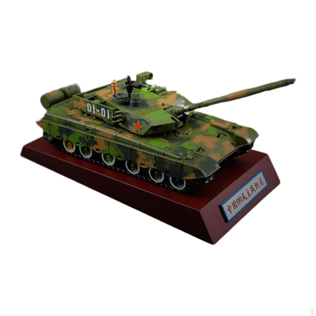 1/40 Scale Tank Model Main Battle Collectables Ornament Alloy Tabletop Decor Tanks Modified
