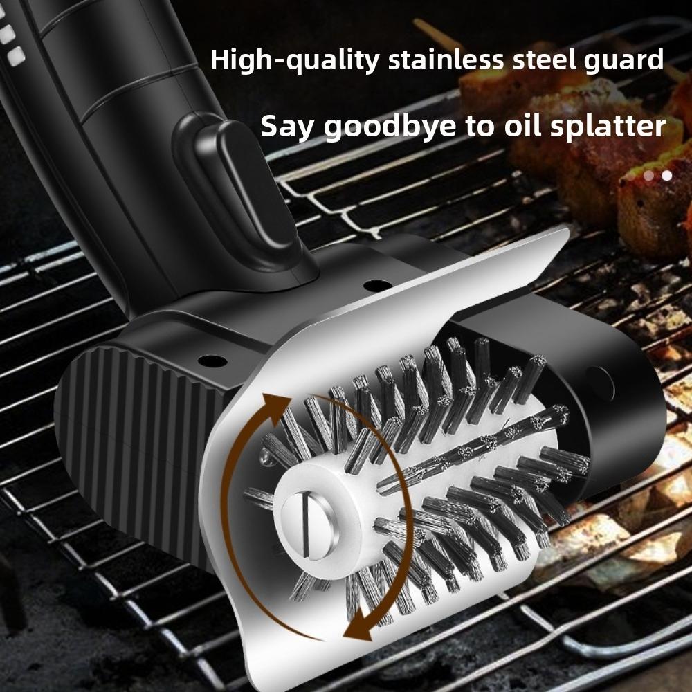 Detachable BBQ Cleaning Brush Efficient Barbecue Cleaner Tools Electric Grill Brush Camping