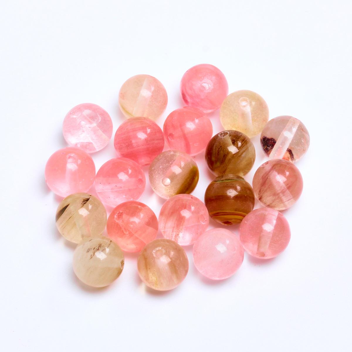 

Гладкі круглі розсипчасті намистини Кам’яні намистини для дівчаток 20-40 шт. Модні натуральні 4 мм/6 мм/8 мм/10 мм для виготовлення ювелірних виробів Браслет своїми руками Жіночі шарми Аксесуари Подарунки 20Pcs 10mm