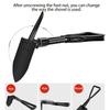 Folding Shovel Heavy Duty Sand Shovel Multifunctional Camping Gadgets Portable Hiking Supplies For Mountain Climbing Outside