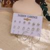 Classic Earrings 12 Pairs / Set Personalized Fashion Earring Set Suitable for Feminine Jewelry Earrings Jewelry