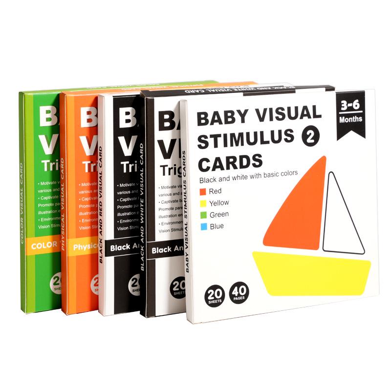 Black & White Baby Visual Cards for Early Development & Stimulation