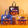 2026 NEW Halloween Pumpkin Non Woven Bags Trick or Treat Candy Gift Wrapping Bags for Kids Party Reusable Shopping Tote