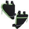 Bike Triangle Bag Durable Multifunctional Bicycle Bag Nylon Bicycle Accessories for Outdoor CyclingGreen
