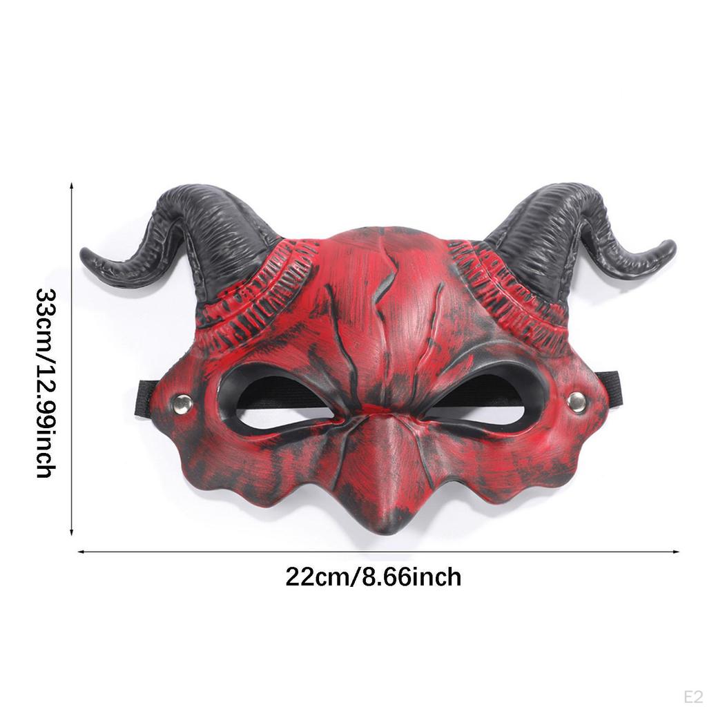 Diabelskie Rogi Kozła Strój Karnawałowy Dekoracje Halloween Odzież Akcesoria Przerażający Baran Maskarada dla