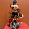 Action Figures One Piece Flower Flower Flame Ace Tip Smile Scene Gk Statue Model Desktop Ornament Decoration For Fans