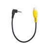 RCA Conversion Mini Plug Jack OMTP Standard On Pin Ground On Pin F-Factory 2.5mm 4-pole Cable, 2.5mm L-shaped 4-pole (male) - RCA/pin (female), 0.1m,