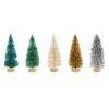 12pcs Mini Christmas Tree Pine Tree DIY Christmas Decorations For Home Table Navidad Xmas Ornaments New Year Decor Kids Gift