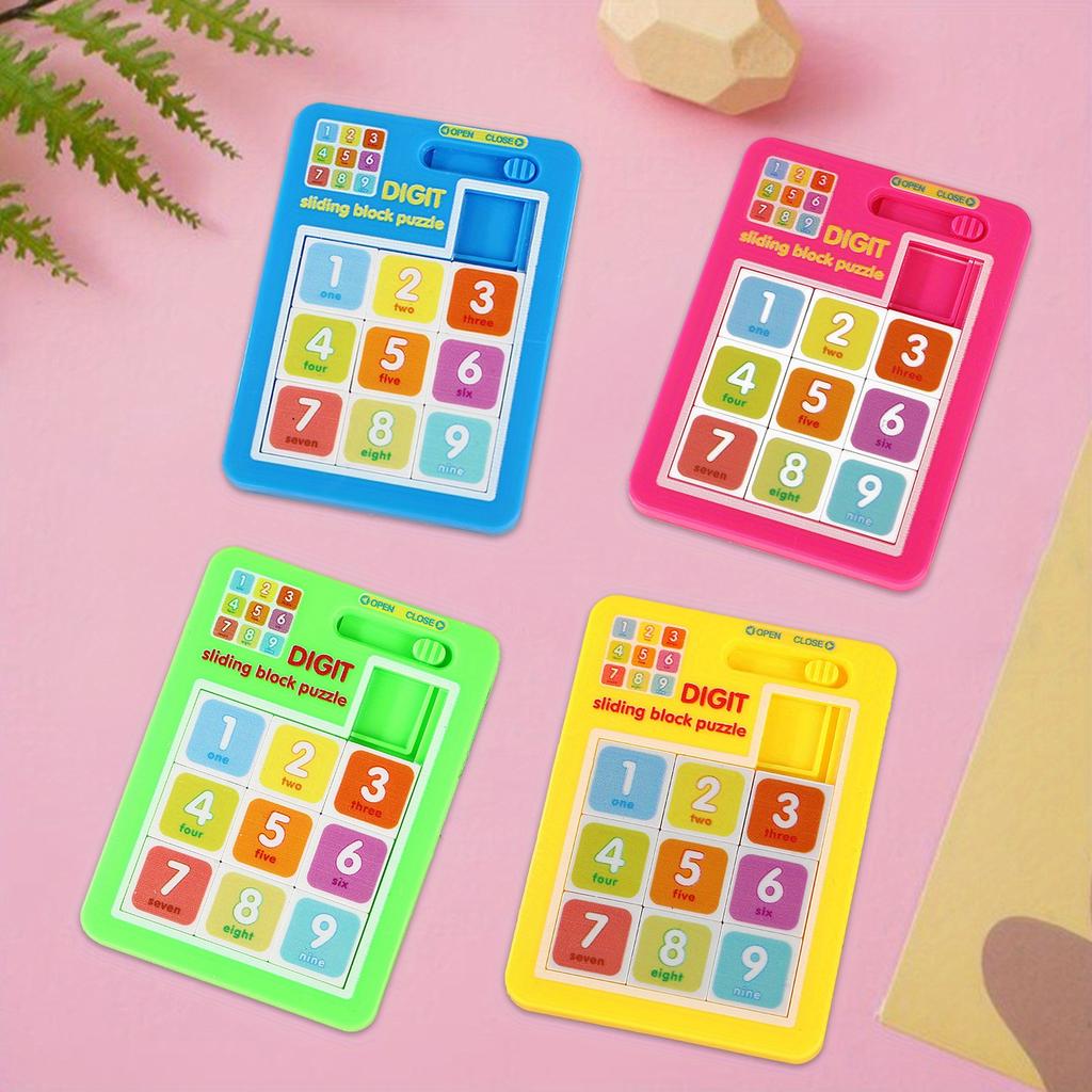 10 Stück Digitale Schiebepuzzle, Party-Mitgebsel-Packs, Geeignet für Feiertagsgeschenke, Geburtstage und Partygeschenke Zufälliger Stil