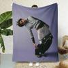 Pop Singer Dominic Fike Throw 240g Flannel Blanket Lightweight Soft Skin-friendly Summer Thin Throw Blanket