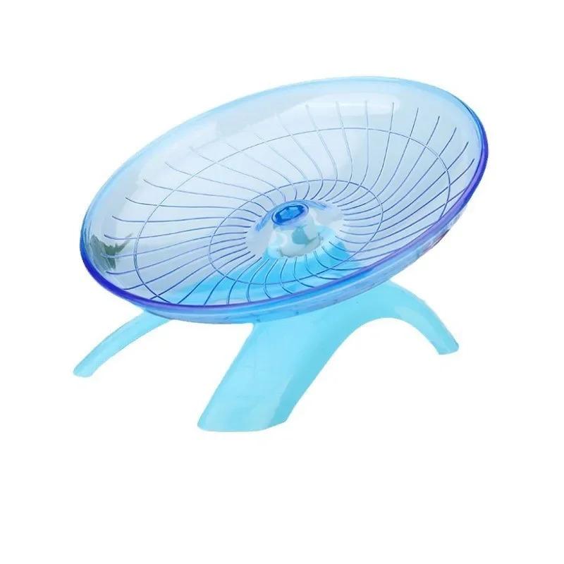 Hamster Running Disc Toy Sport Running Silent Transparent Small Pet Rotatory Jogging Wheel Wheel Toys Pet Hamster Cage Supplies