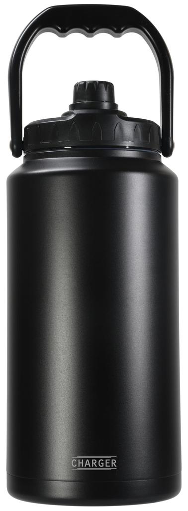 Pearl Metal Water Bottle Jug Ice Container Hybrid Container 3800 Black Charger HC-782