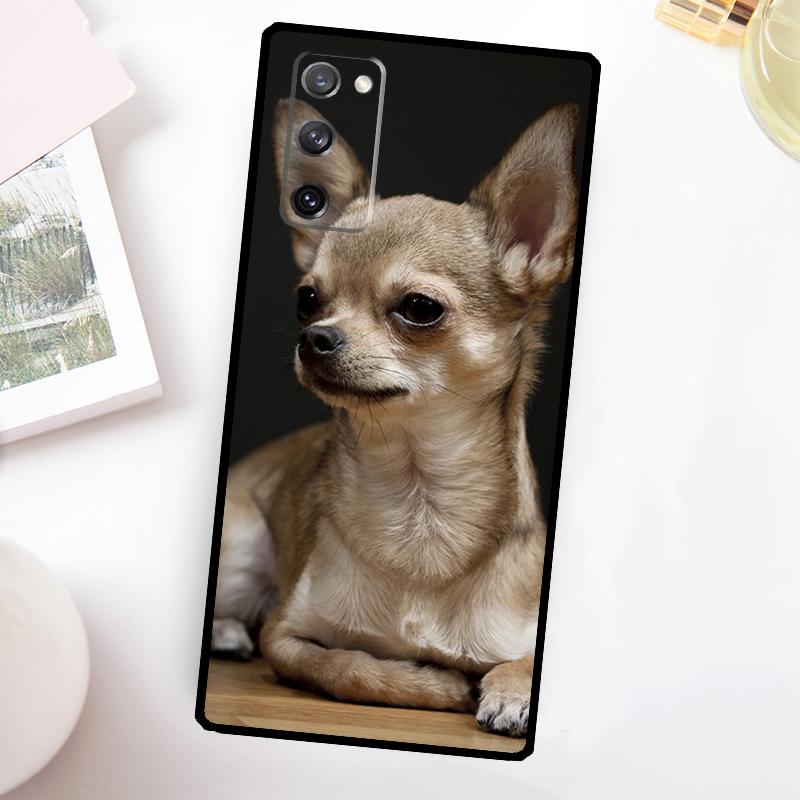 

Милый Чехол с Собачками Чихуахуа для Samsung Galaxy S22 S23 S24 Ultra Plus Note 10 20 S8 S9 S10 S20 FE S21 FE Чехол Galaxy S24