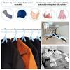 Folding Hangers Portable Outdoor Non-Slip Hanger Portable Travel Cloth Hanger Clothespin Towel Sock Storage Closet Organizer