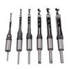 Square Hole Mortise Chisel Drill Bit HSS Accurate Hole Saw Mortising Chisel Drill Bit for