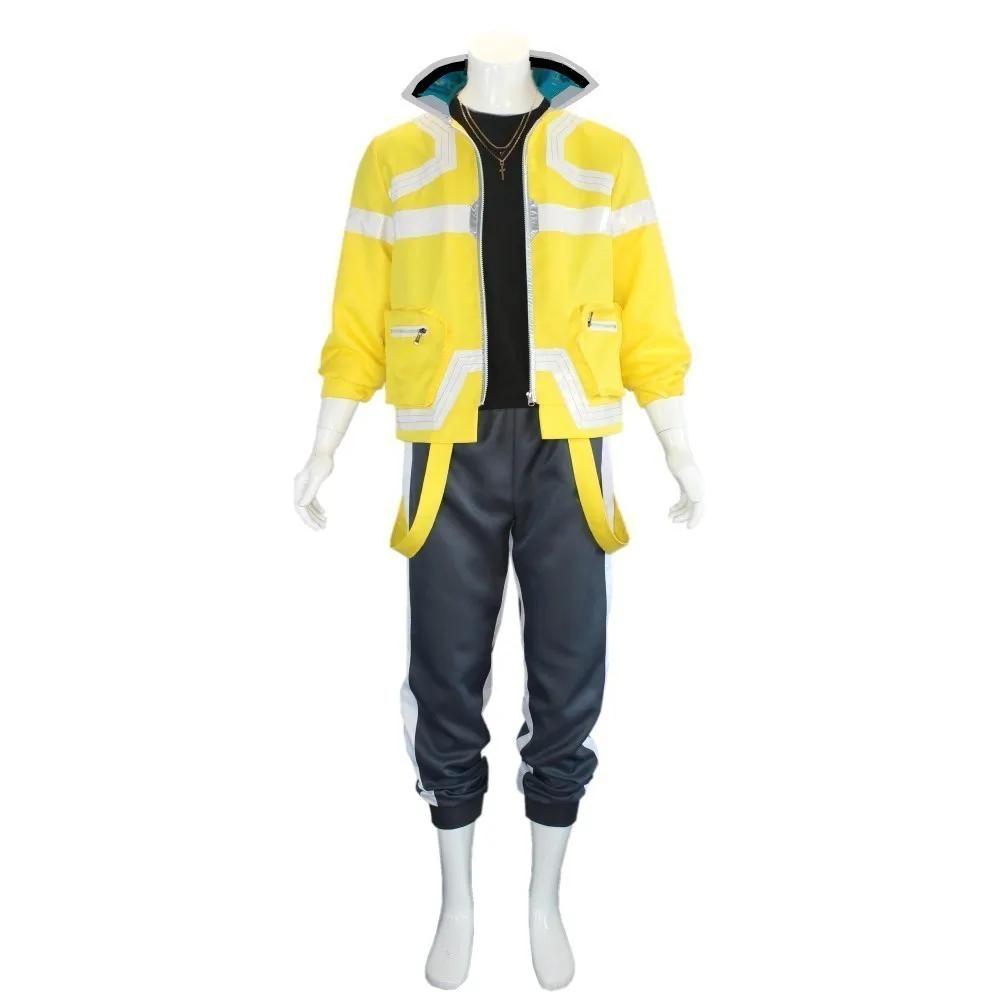 Anime Cyberpunk Edgerunners David Cosplay Kostuum Anime Cyberpunk:Edgerunners David Cosplay Pak Halloween Kostuums voor Mannen XS（old）