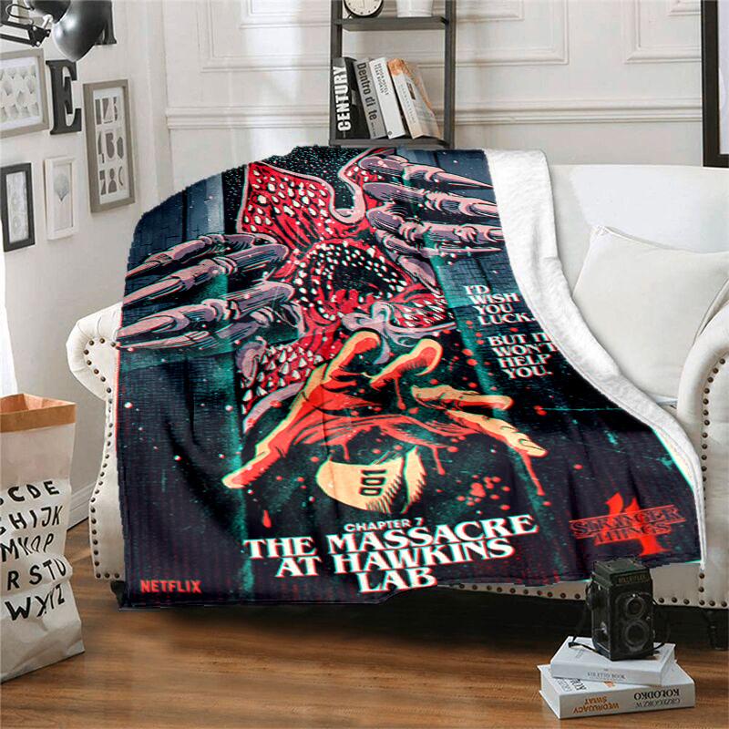 Massacre Hawkins Lab Blanket Soft And Comfortable Suitable For All Seasons Digital Printing Nap Blanket Machine Washable