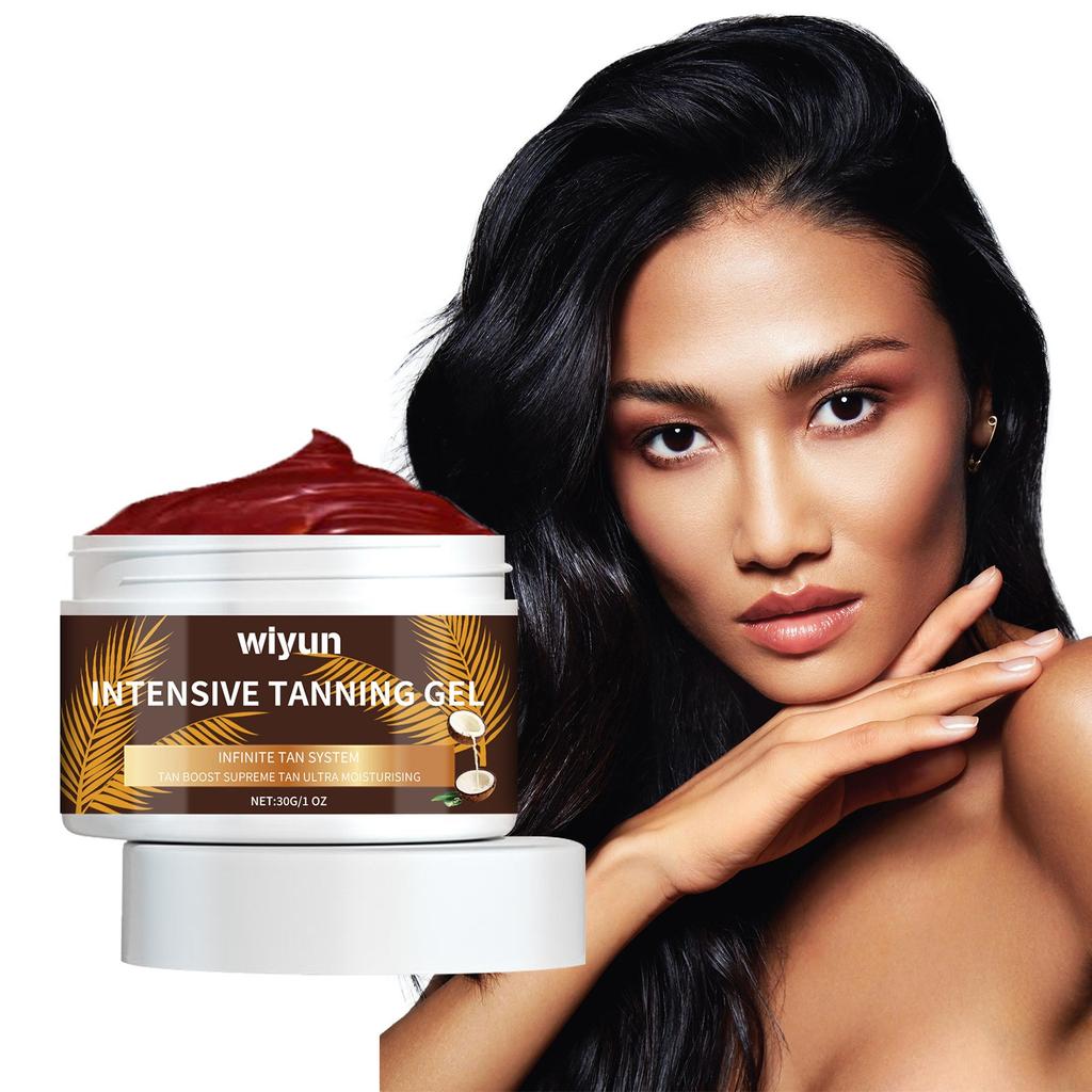 Luxurious Intensive Tanning Gel, Natural Tanning Accelerator Gel, Brown Tanning Gel For Sunbeds And Outdoor Tanning,30ml