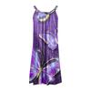 Ladies Casual Floral Print Boho Beach Dress Sleeveless Cute Flowy  Tank Dress