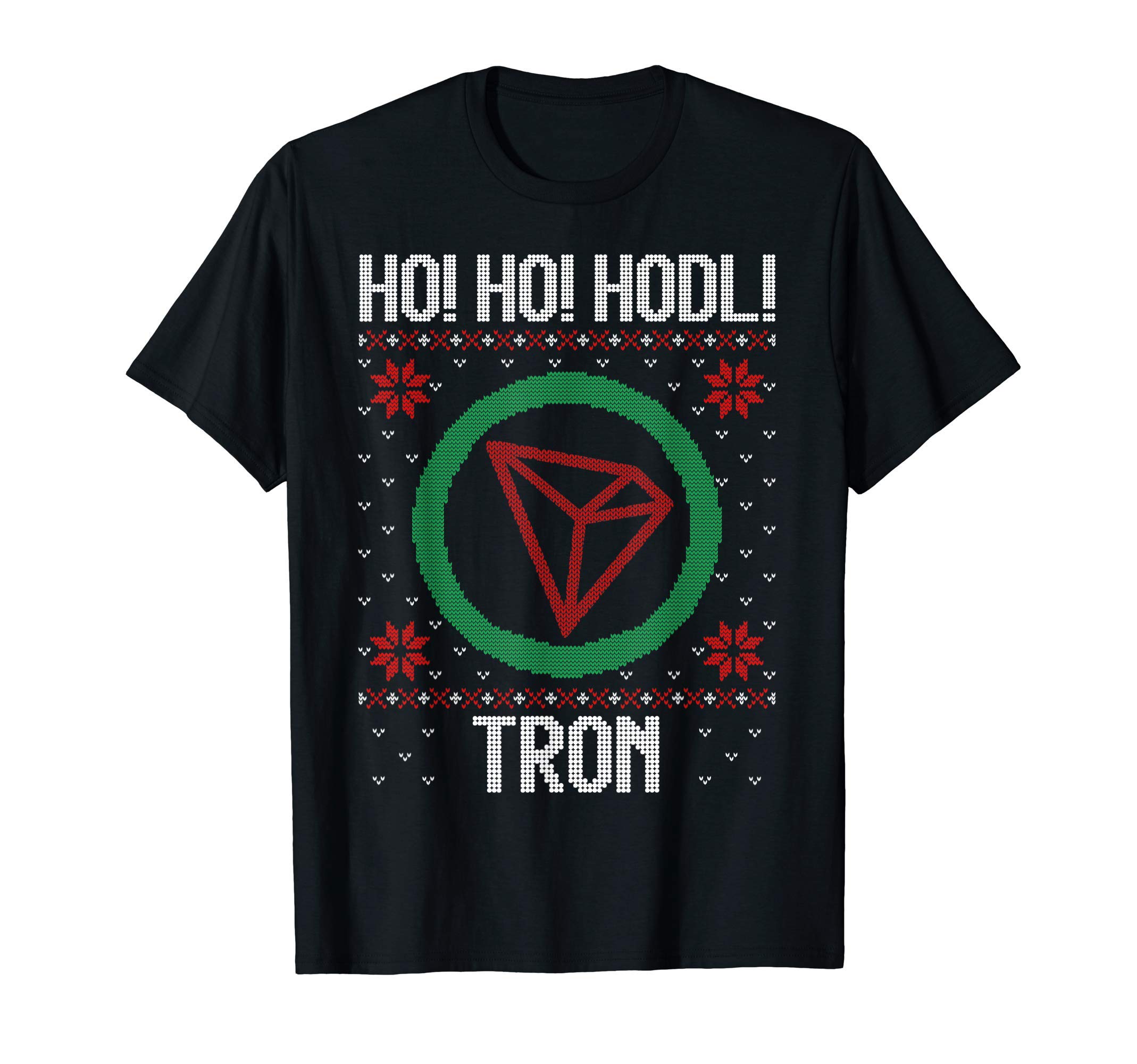 

Хо Хо HODL Tron - Веселая футболка с криптовалютой TRX Tron