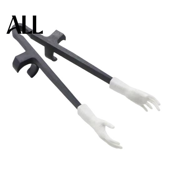Portable Finger Tongs for Potato Chips Snack Chopsticks Gaming, Finger-Mounted Fork with Mini Hand Lazy Clip Watching TV Design, No-Touch Popcorn
