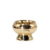Brass Charcoal Incense Burner Triple Moon Pentacle