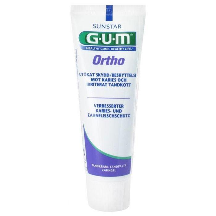 Dentifrice - Gum - Ortho Gel - 75ml - Menthe Douce - Sans Parabène