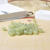 Natural Hetian Jade & Green Chalcedony Barrel Beads Bracelet/Necklace DIY Accessories
