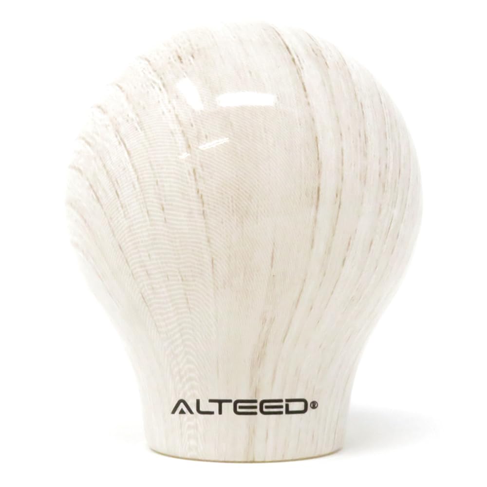 

ALTEED Shift Wood ATMT Compatible with and M12 White Knob, Spherical, Grain, Universal, M8, M10, Shifters,