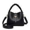 Chic Bucket Bag For Women 2023 Trendy Soft Pu Leather Shoulder Crossbody Style